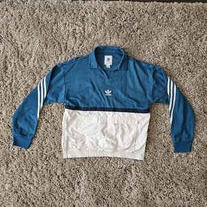 *RARE* Adidas Originals Drill Pullover - Reatea/White - Men’s Medium